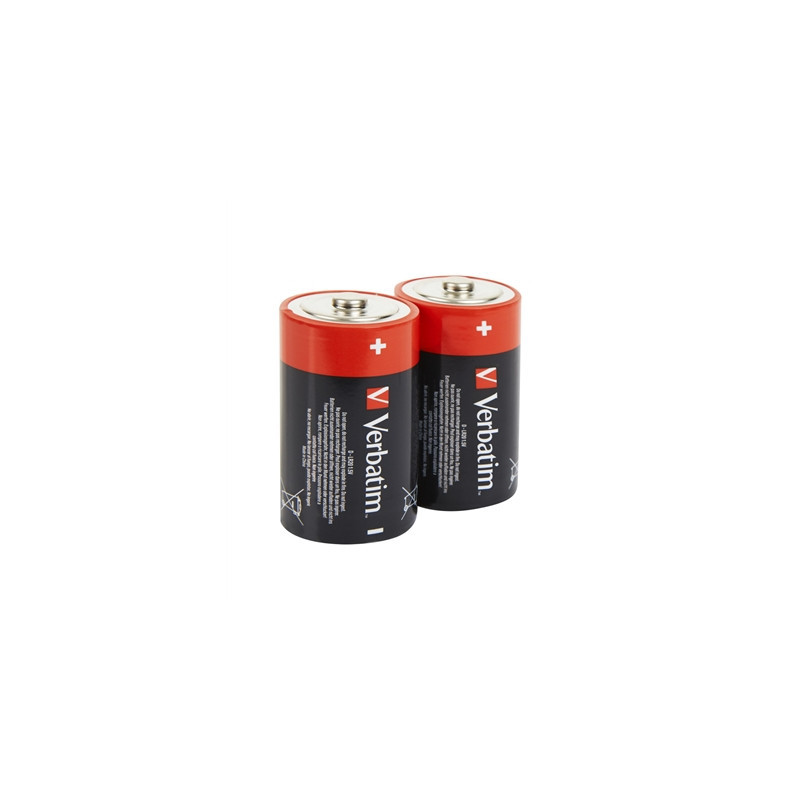 Verbatim D Battery Alkaline 2 Pack