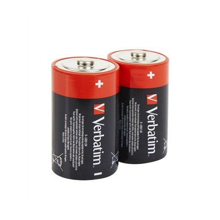 Verbatim D Battery Alkaline 2 Pack
