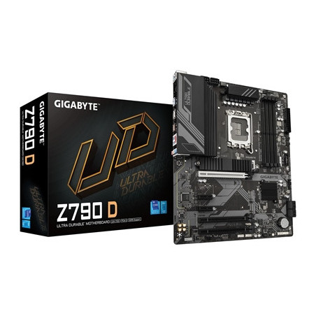 Gigabyte Z790 D Ultra Durable Intel 1700 Socket Motherboard  ATX  4x DDR5 Slots  3x M.2 Sockets  2x USB-C Port  2.5GbE LAN  1x D
