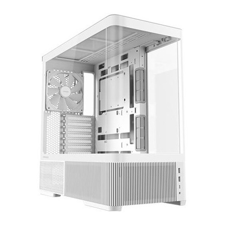 Antec Constellation C6 Air Mid Tower Gaming Case  1 x USB Type-C / 2 x USB 3.0  Curved Tempered Glass Front and Side Window Pane