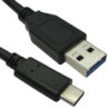 USB 3.1 Type C (M) to Type C (M) Cable 0.5m Black OEM Data Cable
