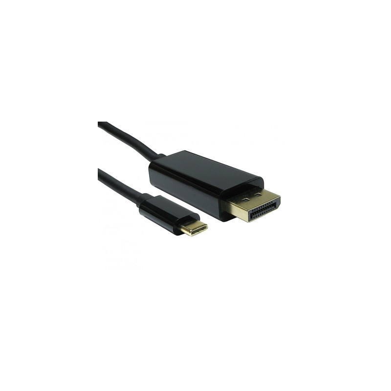 USB-C to DisplayPort 4K 60HZ 1 Meter Black Data Cable