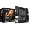Gigabyte A520I AC Ultra Durable AMD AM4 Socket Motherboard  Mini-ITX  2x DDR4 Slots  1x M.2 Socket  GbE LAN  Wi-Fi 5  1x Display