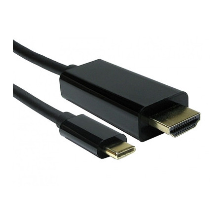 USB-C TO HDMI 4K 60HZ 2 Meter Black Data Cable