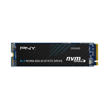 PNY (M280CS1030-500-RB) CS1030 M.2 NVMe 500GB SSD  PCIe Gen3 x4  Sequential Read of up to 2 000 MB/s and Write of up to 1 100 MB