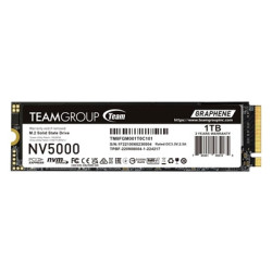 Team NV5000 (TM8FGM001T0C101) 1TB M.2 Interface  PCIe Gen4x4 with NVMe  2280  Read 5000MB/s  Write 3000MB/s  3 Year Warranty