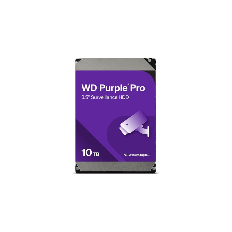 WD WD102PURP Purple Pro 10TB SATA Smart Video  Hard Drive  7200RPM  Transfer Rate up to 272MB/s  512MB Cache