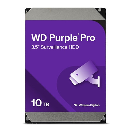 WD WD102PURP Purple Pro 10TB SATA Smart Video  Hard Drive  7200RPM  Transfer Rate up to 272MB/s  512MB Cache