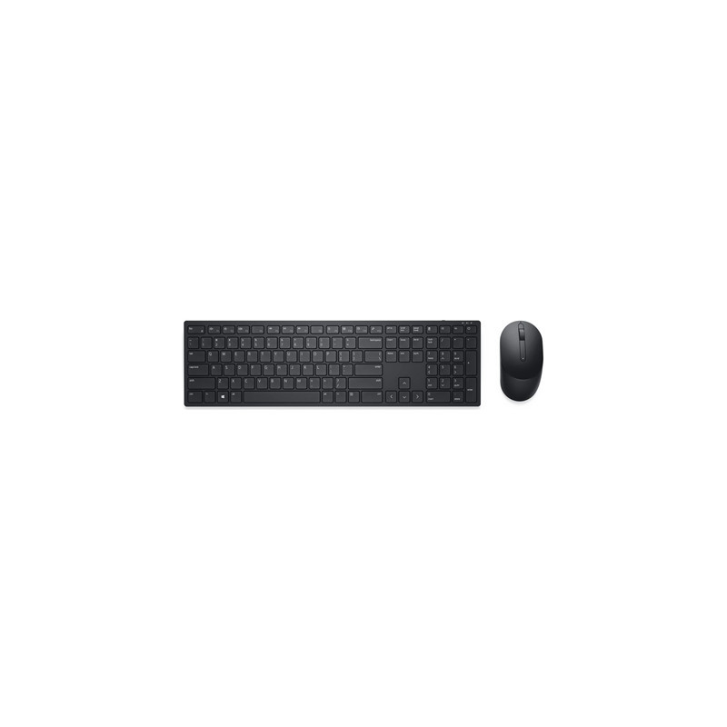 Dell KM5221W Pro Wireless Keyboard and Mouse Set for Windows  2.4GHz Wireless  QWERTY UK English Layout  Black