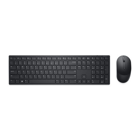 Dell KM5221W Pro Wireless Keyboard and Mouse Set for Windows  2.4GHz Wireless  QWERTY UK English Layout  Black