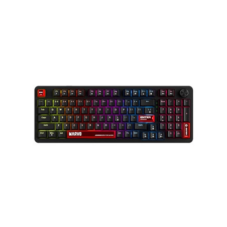 Marvo Scorpion KG937 Arma 98 Wired Hot Swappable Mechanical Backlit UK Layout Gaming Keyboard