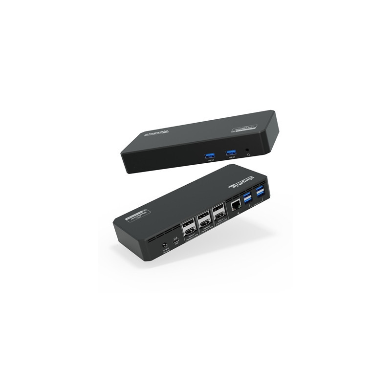 Plugable UD-6950PDZ USB-C Triple Monitor 4K 60W USB-C PD Docking Station
