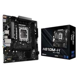 ASRock H810-M Intel 1850 Socket Motherboard  Micro-ATX  2x DDR5 Slots  1x M.2 Sockets  GbE LAN  1x HDMI Port