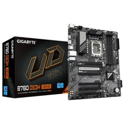 Gigabyte B760 DS3H GEN5 Intel 1700 Socket Motherboard  ATX  4x DDR5 Slots  2x M.2 Sockets  GbE LAN  1x DisplayPort / 1x HDMI Por