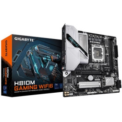 Gigabyte H810M GAMING WIFI6 Intel 1851 Socket Motherboard  Micro-ATX  2x DDR5 Slots  1x M.2 Socket  Fitted I/O Shield  2.5GbE LA