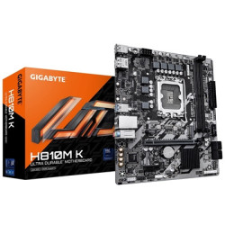 Gigabyte H810M K Intel 1851 Socket Motherboard  Micro ATX  2x DDR5 Slots  1x M.2 Socket  GbE LAN  1x DisplayPort / 1x HDMI Port