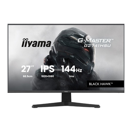 iiyama G-Master Black Hawk gaming monitor G2741HSU-B1 27“ Black  IPS  Ultra Slim Bezel  Full HD  144Hz  1ms  FreeSync  HDMI  Dis