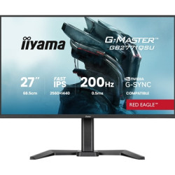 iiyama G-Master Red Eagle gaming monitor GB2771QSU-B1 27“ Black  Height Adjustable  QHD Resolution  Ultra Slim Bezel  IPS  200Hz