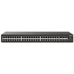 Draytek VSP2542X-K 54 Port switch with 48 PoE+ RJ-45 LAN ports  6 10Gbpe SFP+  400W PoE budget  and L2+ management  2 Year Warra