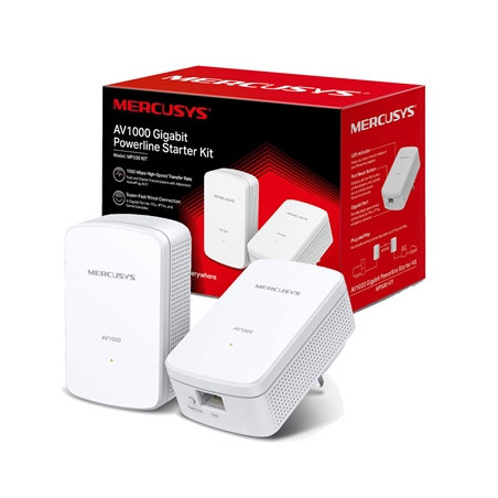 Mercusys MP500 KIT AV1000 Gigabit Powerline Starter Kit (UK Plug)