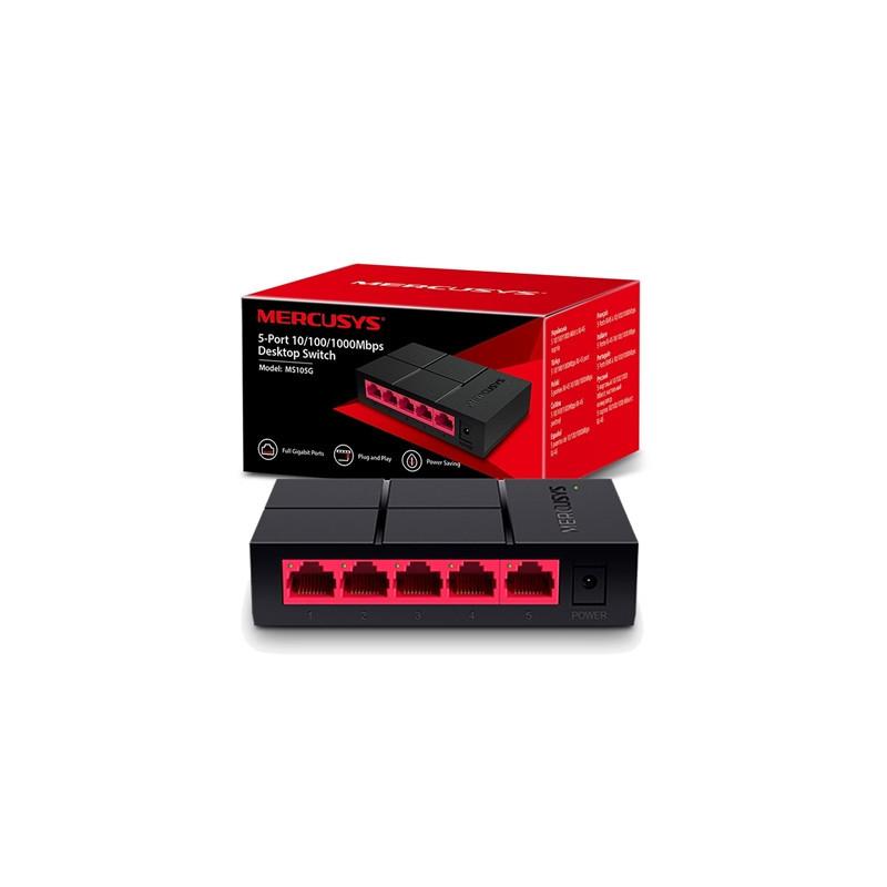 Mercusys MS105G 5 Port Gigabit Ethernet Network Switch