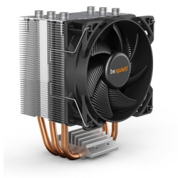 be quiet! Pure Rock Slim 2 Fan CPU Cooler  Universal Socket  Pure Wings 2 92mm PWM Black Cooling Fan  2000RPM  3 Heat Pipes  130