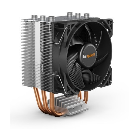 be quiet! Pure Rock Slim 2 Fan CPU Cooler  Universal Socket  Pure Wings 2 92mm PWM Black Cooling Fan  2000RPM  3 Heat Pipes  130