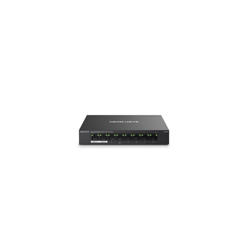 Mercusys MS108GP 8-Port Gigabit Desktop Switch with 7-Port PoE+