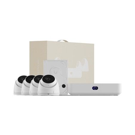 Ubiquiti UniFi Protect UNVR-KIT Compact NVR Kit with 1 x UniFi Protect NVR Instant  4 x G5 Turret Ultra cameras and 1 x 1TB HDD