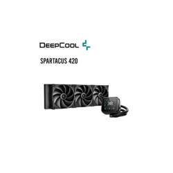 DeepCool SPARTACUS 420 Liquid CPU Cooler  Triple 120mm ARGB Fans  Anti-Leak Tech  Gen 6 Pump  Compatible with Intel & AMD Socket