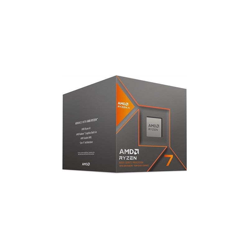 AMD Ryzen7 8700G 8 Core AM5 Processor 4.2GHz up to 5.1GHz Boost  24MB Cache  65W   Radeon 780MGraphics