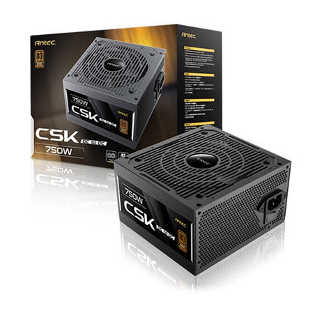 Antec CSK DC 750W PSU  80+ Bronze  Fully Wired  Antec's 5-year warranty