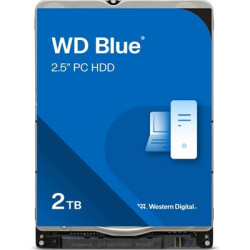 WD Blue WD20SPZX 2 TB 2.5“ SATA 6Gb/s 5400 rpm Internal Hard Drive