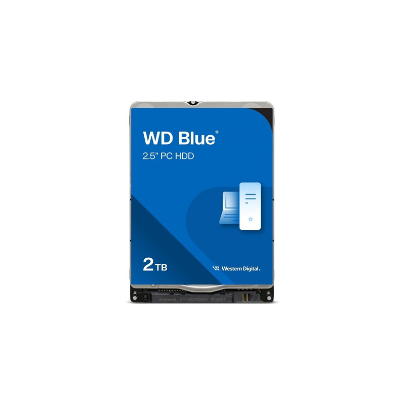 WD Blue WD20SPZX 2 TB 2.5“ SATA 6Gb/s 5400 rpm Internal Hard Drive