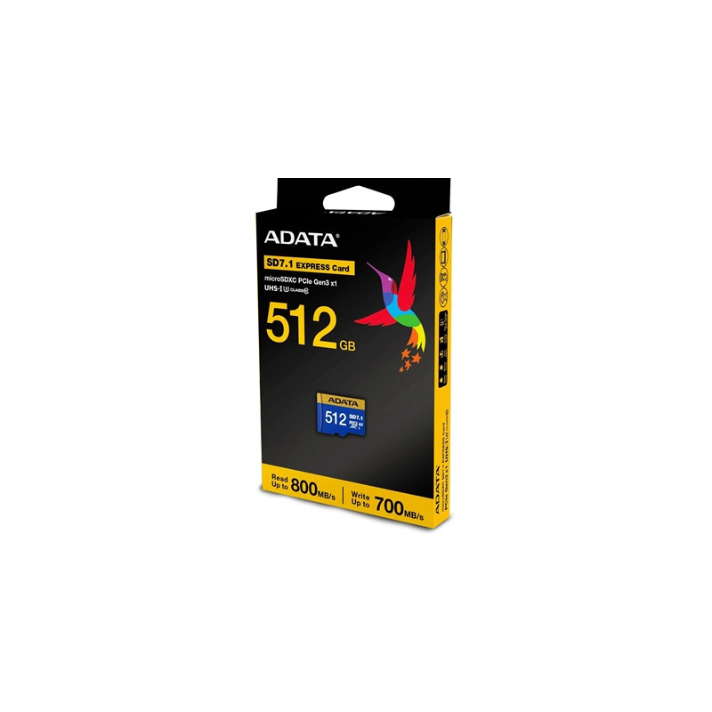 Adata Premier Extreme 512GB microSDXC SD7.1 Express Card  Nintendo Switch 2 Ready