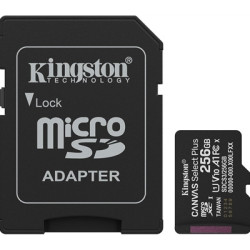 Kingston Canvas Select Plus 256GB Micro SD  Claad 10 UHS-I Flash Card  Lifetime Warranty
