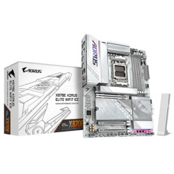 Gigabyte X870E AORUS ELITE WIFI7 ICE AMD AM5 Socket Motherboard  ATX  4x DDR5 Slots  4x M.2 Sockets  Fitted I/O Shield  2.5GbE L