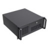 CiT 4U Rackmount Server Case 500mm  Heavy-Duty Industrial Chassis with Lockable Front Door  Supports ATX/mATX  8x Internal HDD B