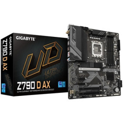 Gigabyte Z790 D AX Ultra Durable Intel 1700 Socket Motherboard  ATX  4x DDR5 Slots  3x M.2 Sockets  2.5GbE LAN  Wi-Fi 6E  1x Dis