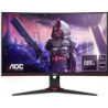AOC C24G2AE/BK 24 Inch Curved Full HD VA Monitor  165Hz  1ms  DisplayPort  HDMI  VGA  Speakers  AMD FreeSync  VESA