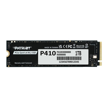 Patriot P410 (P410P1TBM28H) 1TB PCIe Gen4 x4 M.2 SSD    Read 5000MB/s  Write 4500MB/s  5 Year Limited Warranty
