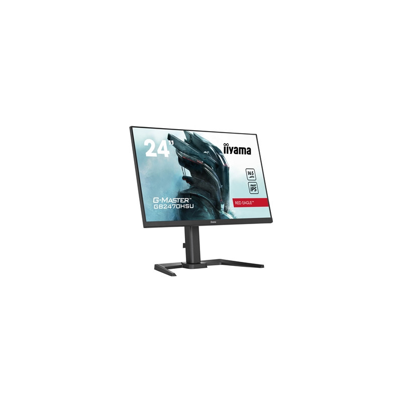 iiyama G-Master Red Eagle 23.8 Inch Gaming Monitor GB2470HSU-B5  Height Adjustable  Full HD  165Hz  0.8ms  FreeSync  HDMI  Displ