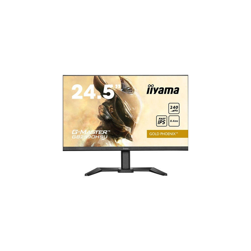 iiyama G-Master Gold Phoenix Gaming Monitor GB2590HSU-B5 24.5 Inch  Black  Ultra Slim Bezel  Full HD  240Hz  0.4ms  FreeSync  HD