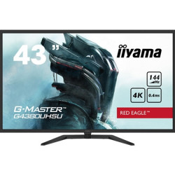 iiyama G-Master G4380UHSU-B1 Red Eagle 43 Inch 4K Gaming Monitor  Black  VA panel  144hz  0.4ms  FreeSync  HDMI  DisplayPort  US
