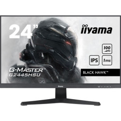 iiyama G-MASTER G2445HSU-B1 24 inch IPS Monitor  Full HD  1ms  HDMI  DisplayPort  HDCP  USB Hubx2  Freesync  100Hz  Speakers  Bl