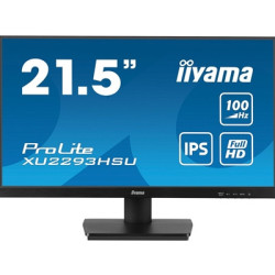 iiyama Prolite XU2293HSU-B6 22 inch IPS Monitor  Full HD  1ms  HDMI  Display Port  100Hz  Speakers  Black  Internal PSU  VESA