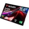 Verbatim Portable 15.6“ FHD Touch Monitor ALU  1920 x 1080 Resolution  60Hz