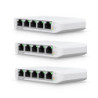 Ubiquiti USW-FLEX-MINI-3 UniFi USW Flex Mini 5 Port Smart Managed POE/USB C Powered Gigabit Network Switch (Triple Pack  No PSU)