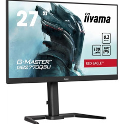 iiyama G-Master GB2770QSU-B6 Red Eagle 27 Inch Gaming Monitor  Black  WQHD  IPS  180Hz  0.2ms  FreeSync  HDMI  Display Port  USB