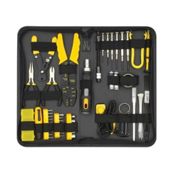 Sprotek 58 Piece Computer & Electronics Repair Tool Kit In A Case  All Tools Are Fully Demagnetized To Protect Your Computers Ha
